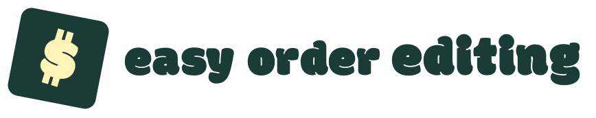 Easy Order Editing Logo